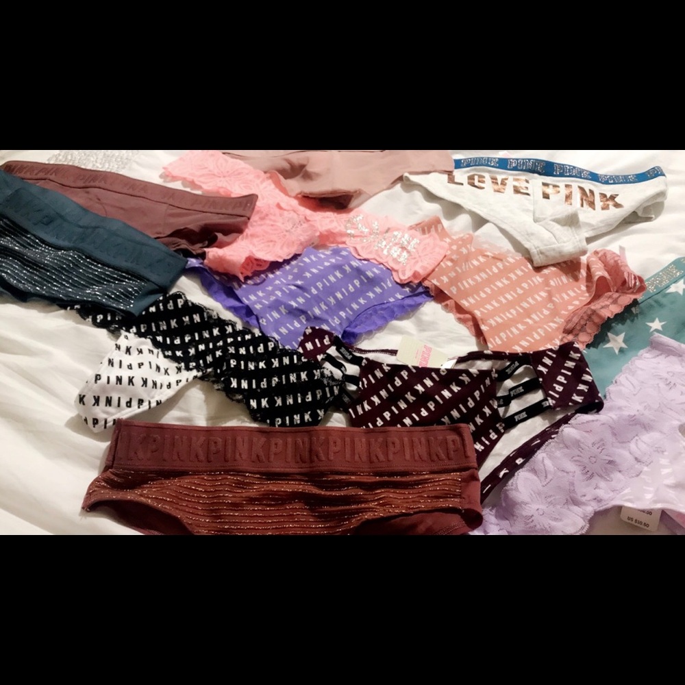 PINK VICTORIA SECRET Panties all colors